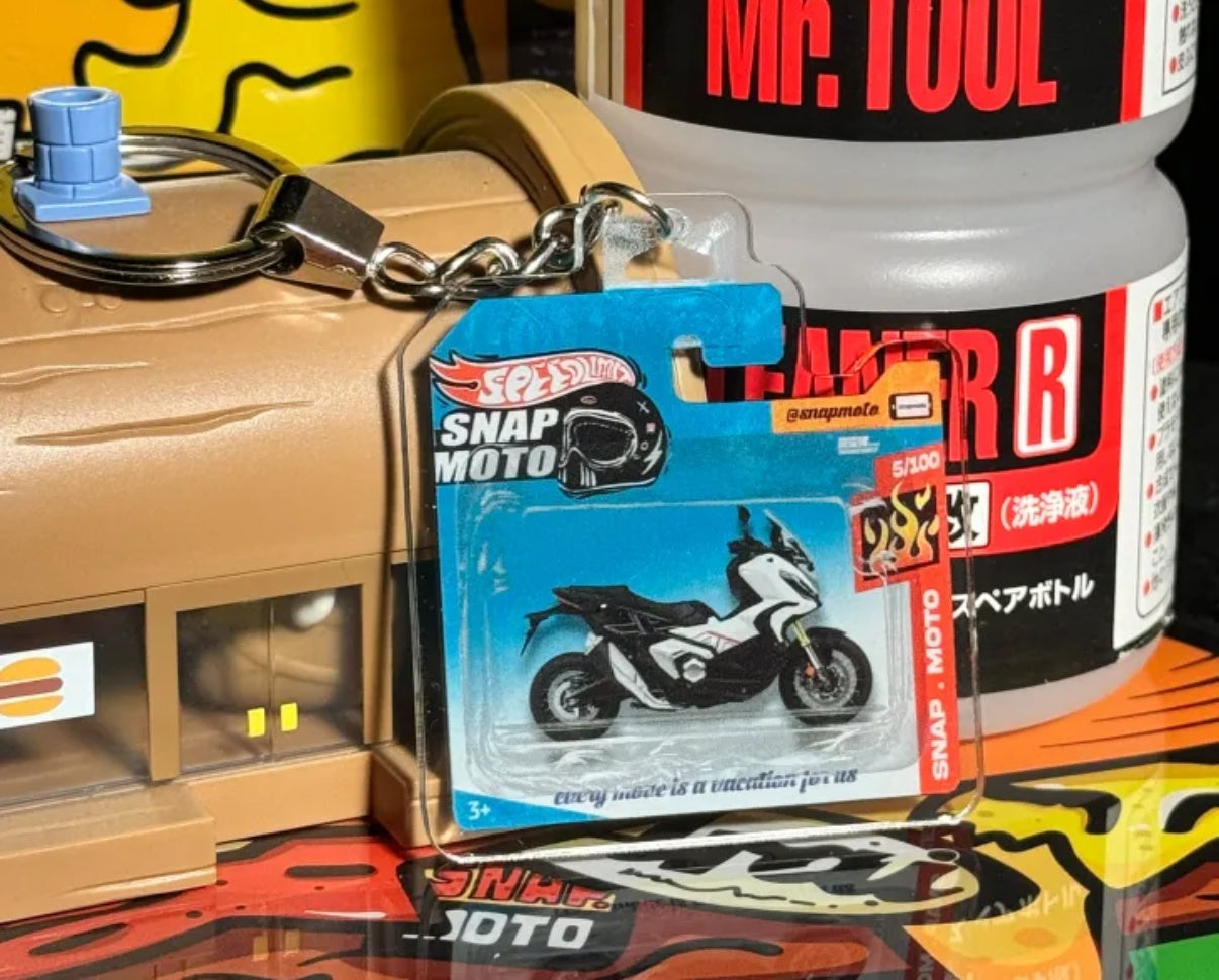 The Pocket Garage: 1:64 Scale Blister Pack Key Tag Keychain for Honda XADV