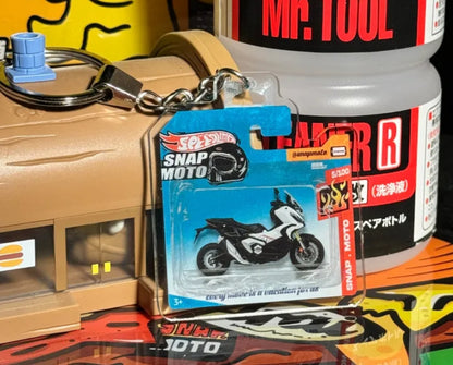 The Pocket Garage: 1:64 Scale Blister Pack Key Tag Keychain for Honda XADV