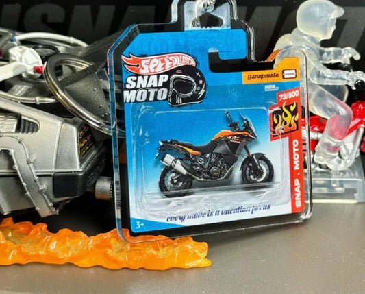 The Pocket Garage: 1:64 Scale Blister Pack Key Tag Keychain for KTM 1090ADV