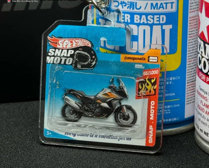 The Pocket Garage: 1:64 Scale Blister Pack Key Tag Keychain for KTM 1290ADV
