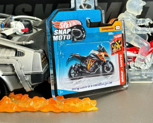 The Pocket Garage: 1:64 Scale Blister Pack Key Tag Keychain for KTM 1290SUPERDUKEGT