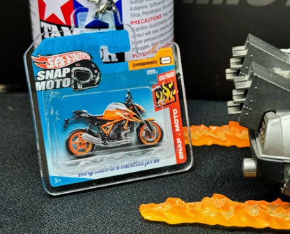 The Pocket Garage: 1:64 Scale Blister Pack Key Tag Keychain for KTM 1290SUPERDUKE
