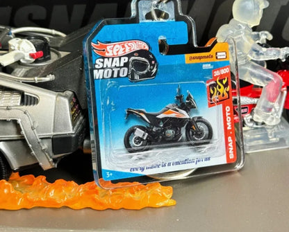 The Pocket Garage: 1:64 Scale Blister Pack Key Tag Keychain for KTM 390ADV