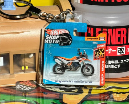 The Pocket Garage: 1:64 Scale Blister Pack Key Tag Keychain for KTM 790ADV