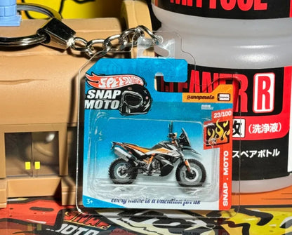 The Pocket Garage: 1:64 Scale Blister Pack Key Tag Keychain for KTM 790ADV