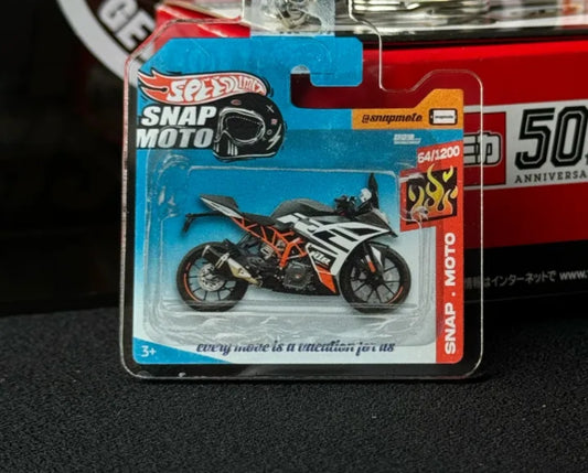 The Pocket Garage: 1:64 Scale Blister Pack Key Tag Keychain for KTM RC390