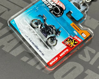The Pocket Garage: 1:64 Scale Blister Pack Key Tag Keychain for Kawasaki Z400