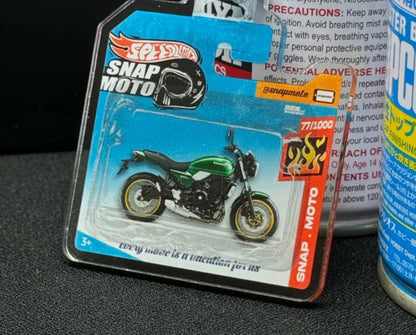 The Pocket Garage: 1:64 Scale Blister Pack Key Tag Keychain for Kawasaki Z650RS
