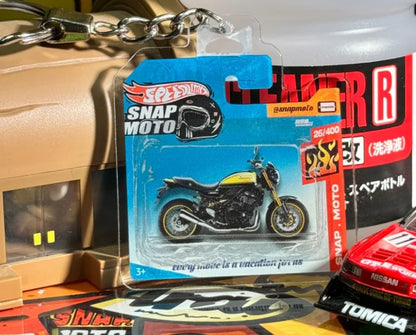 The Pocket Garage: 1:64 Scale Blister Pack Key Tag Keychain for Kawasaki Z900RS