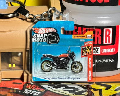 The Pocket Garage: 1:64 Scale Blister Pack Key Tag Keychain for Kawasaki Z900RS