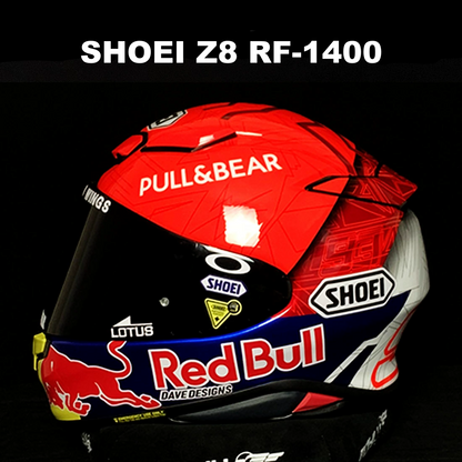 SHOEI X15 X-SPR-PRO X14 X-SPIRIT Z8 RF-1400 Z7 RF-1200 Marc Márquez RED BULL Helmet Stickers Painting