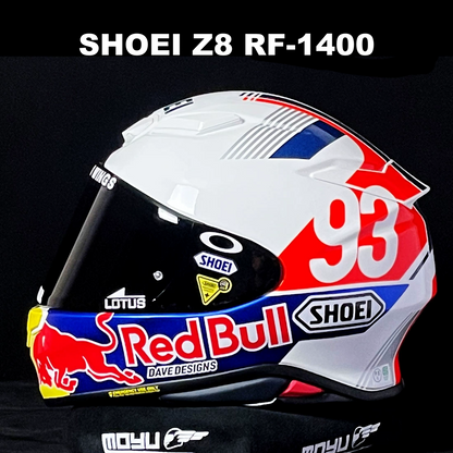 SHOEI X15 X-SPR-PRO X14 X-SPIRIT Z8 RF-1400 Z7 RF-1200 Marc Márquez RED BULL Helmet Stickers Painting