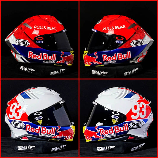 SHOEI X15 X-SPR-PRO X14 X-SPIRIT Z8 RF-1400 Z7 RF-1200 Marc Márquez RED BULL Helmet Stickers Painting