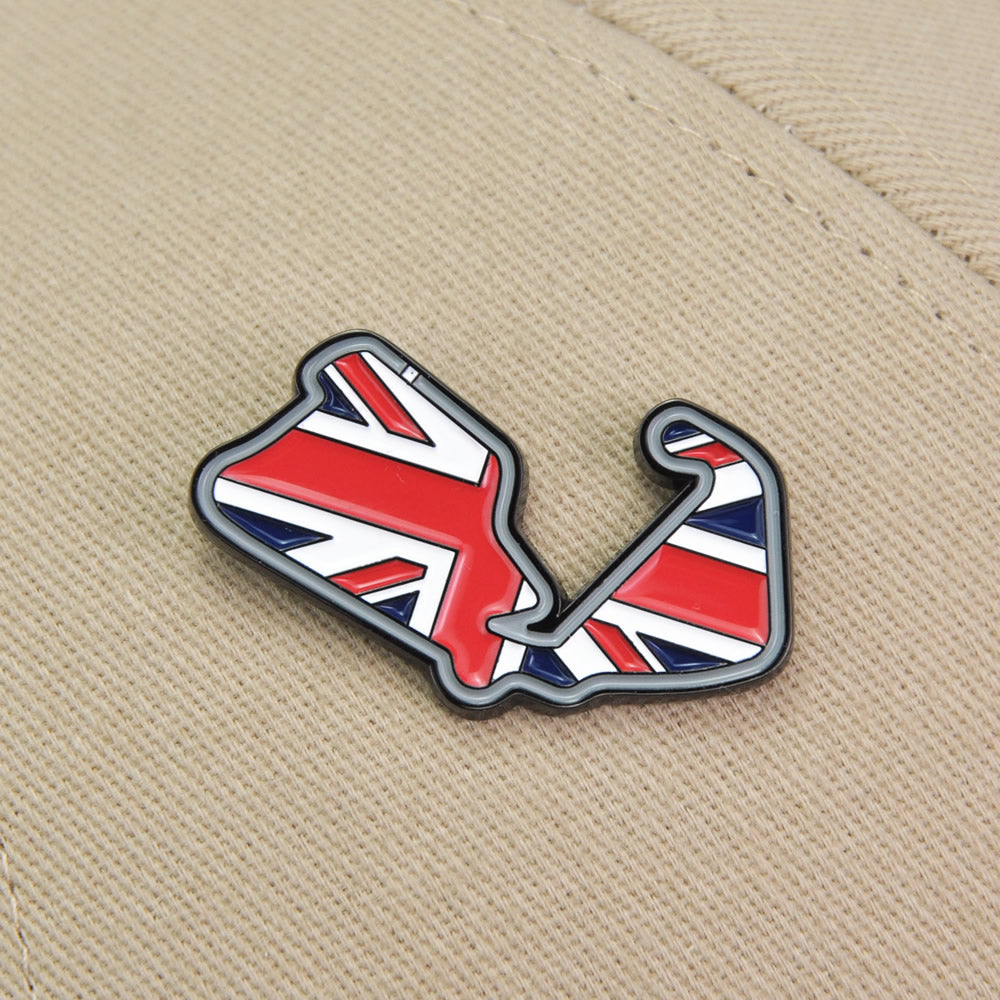 Silverstone Circuit Race Track Lapel Pin Badge