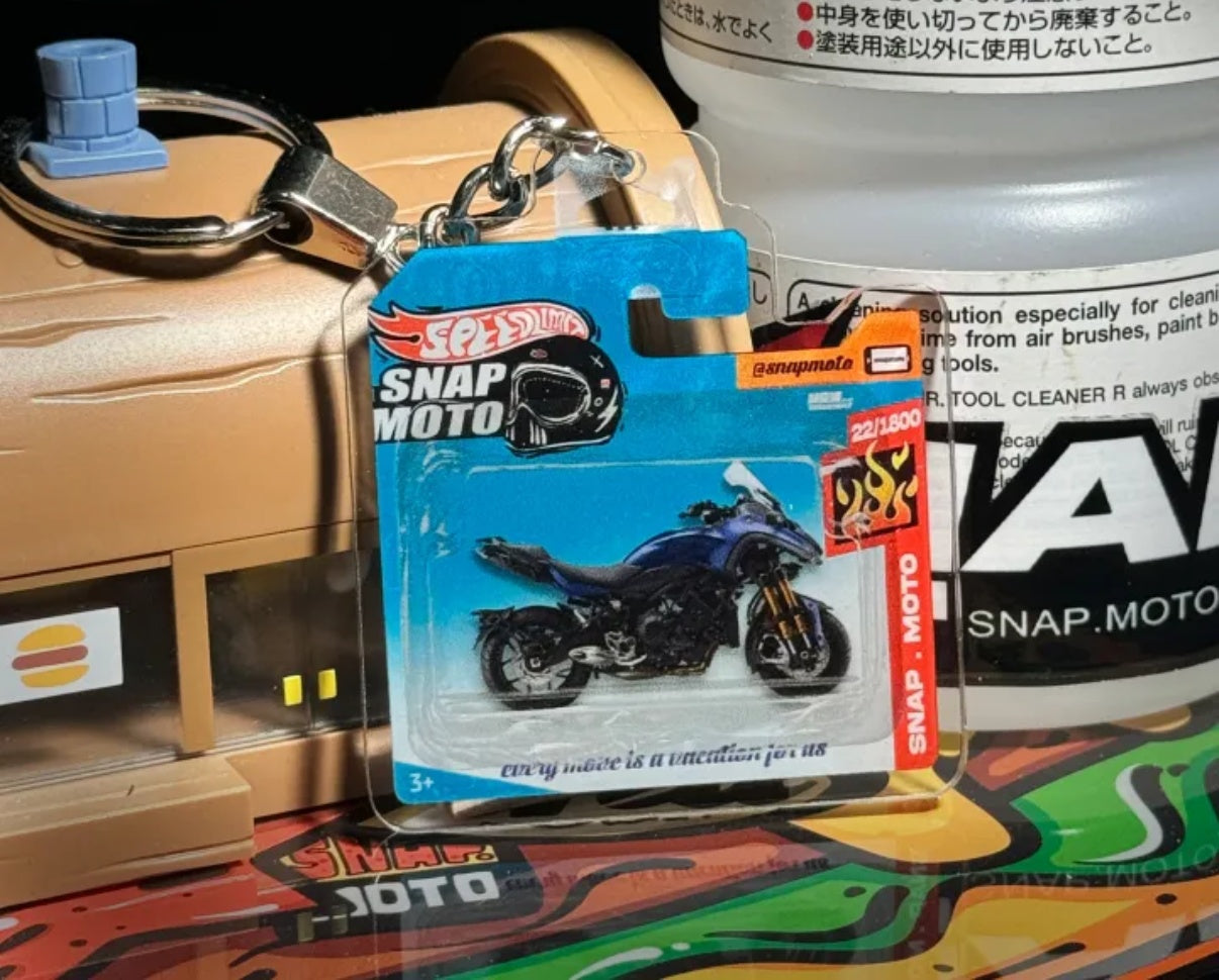 The Pocket Garage: 1:64 Scale Blister Pack Key Tag Keychain for Yamaha NIKENGT