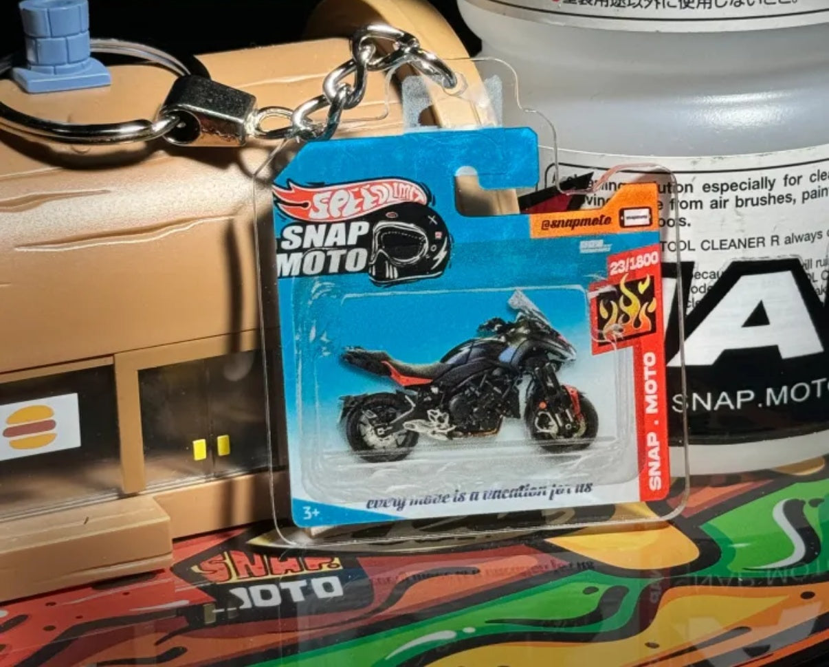 The Pocket Garage: 1:64 Scale Blister Pack Key Tag Keychain for Yamaha NIKENGT