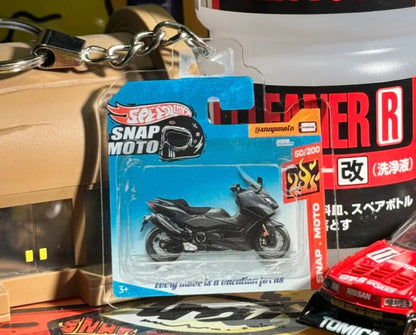 The Pocket Garage: 1:64 Scale Blister Pack Key Tag Keychain for Yamaha TMAX