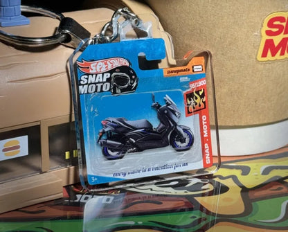 The Pocket Garage: 1:64 Scale Blister Pack Key Tag Keychain for Yamaha XMAX