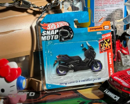The Pocket Garage: 1:64 Scale Blister Pack Key Tag Keychain for Yamaha XMAX