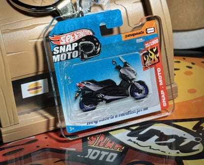 The Pocket Garage: 1:64 Scale Blister Pack Key Tag Keychain for Yamaha XMAX
