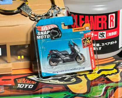 The Pocket Garage: 1:64 Scale Blister Pack Key Tag Keychain for Yamaha XMAX