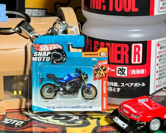 The Pocket Garage: 1:64 Scale Blister Pack Key Tag Keychain for Yamaha XSR900