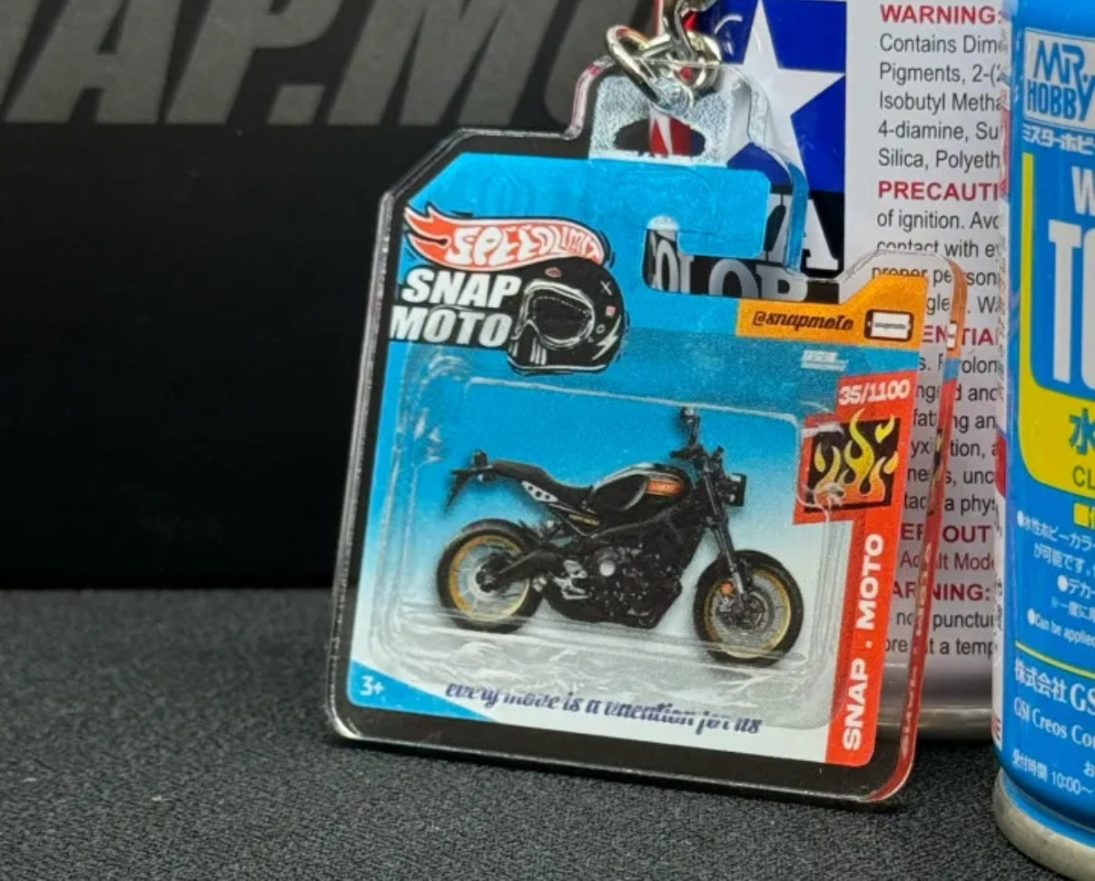 The Pocket Garage: 1:64 Scale Blister Pack Key Tag Keychain for Yamaha XSR900
