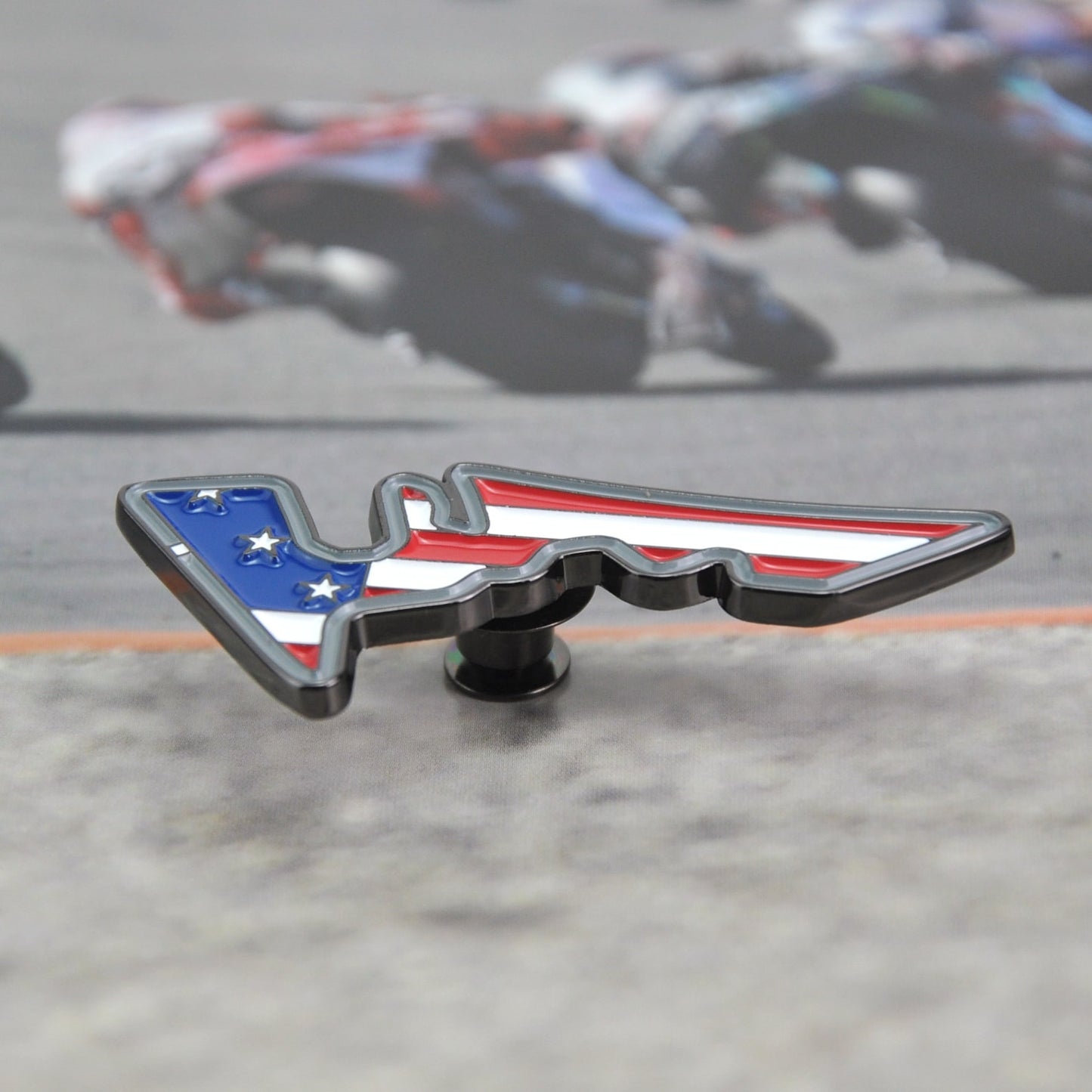 Circuit of the Americas Enamel Pin: F1 MotoGP Racing Track Badge