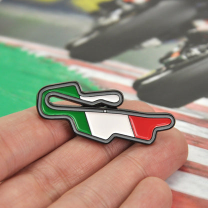 Mugello Circuit Enamel Pin: Italian Grand Prix MotoGP F1 Racing
