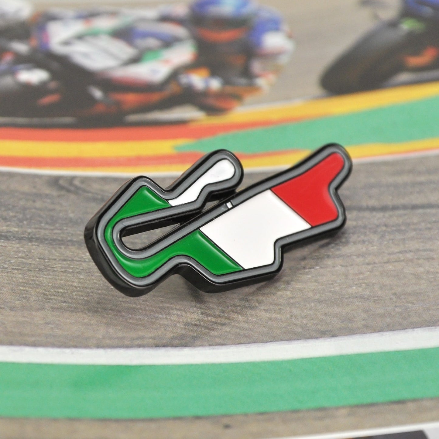 Mugello Circuit Enamel Pin: Italian Grand Prix MotoGP F1 Racing