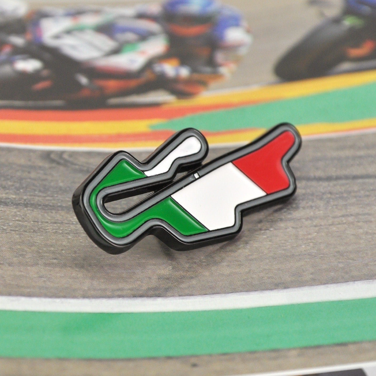 Mugello Circuit Enamel Pin: Italian Grand Prix MotoGP F1 Racing