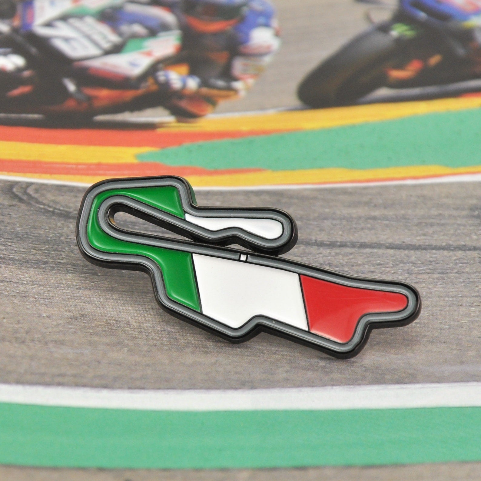Mugello Circuit Enamel Pin: Italian Grand Prix MotoGP F1 Racing