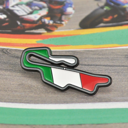 Mugello Circuit Enamel Pin: Italian Grand Prix MotoGP F1 Racing