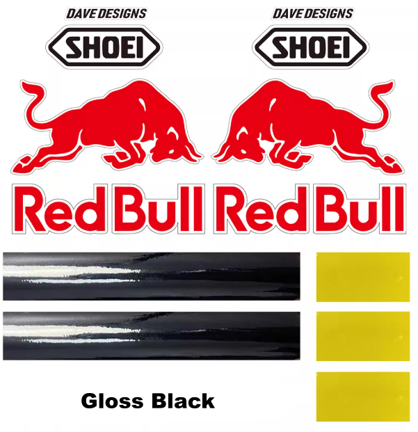 SHOEI X15 X-SPR-PRO X14 X-SPIRIT Z8 RF-1400 Z7 RF-1200 Marc Márquez RED BULL Helmet Stickers Painting