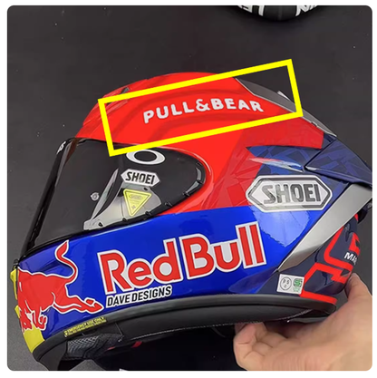 SHOEI X15 X-SPR-PRO X14 X-SPIRIT Z8 RF-1400 Z7 RF-1200 Marc Márquez RED BULL Helmet Stickers Painting