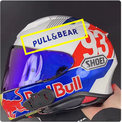 SHOEI X15 X-SPR-PRO X14 X-SPIRIT Z8 RF-1400 Z7 RF-1200 Marc Márquez RED BULL Helmet Stickers Painting